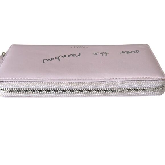 Radley London Follow Me Over the Rainbow Lilac Zip Around Long Wallet - Picture 4 of 12
